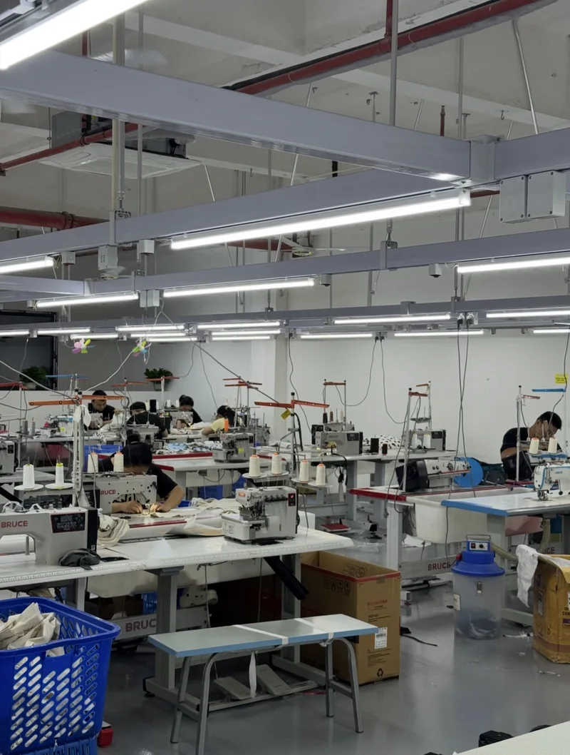 Cutting and sewing workshop