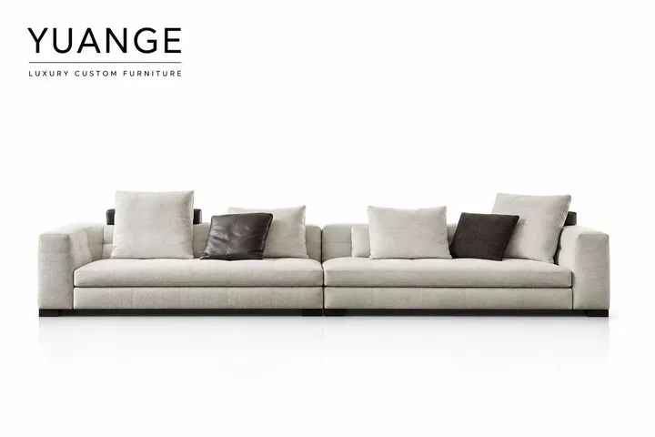 Long Chaise Sectional — white-background catalog view