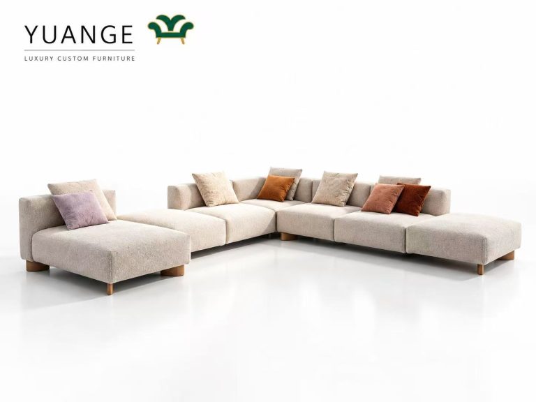 Light Grey Corner Sectional Sofa